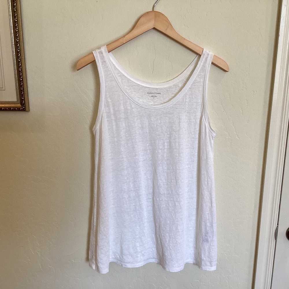 Eileen Fisher 100% Organic Linen Tank